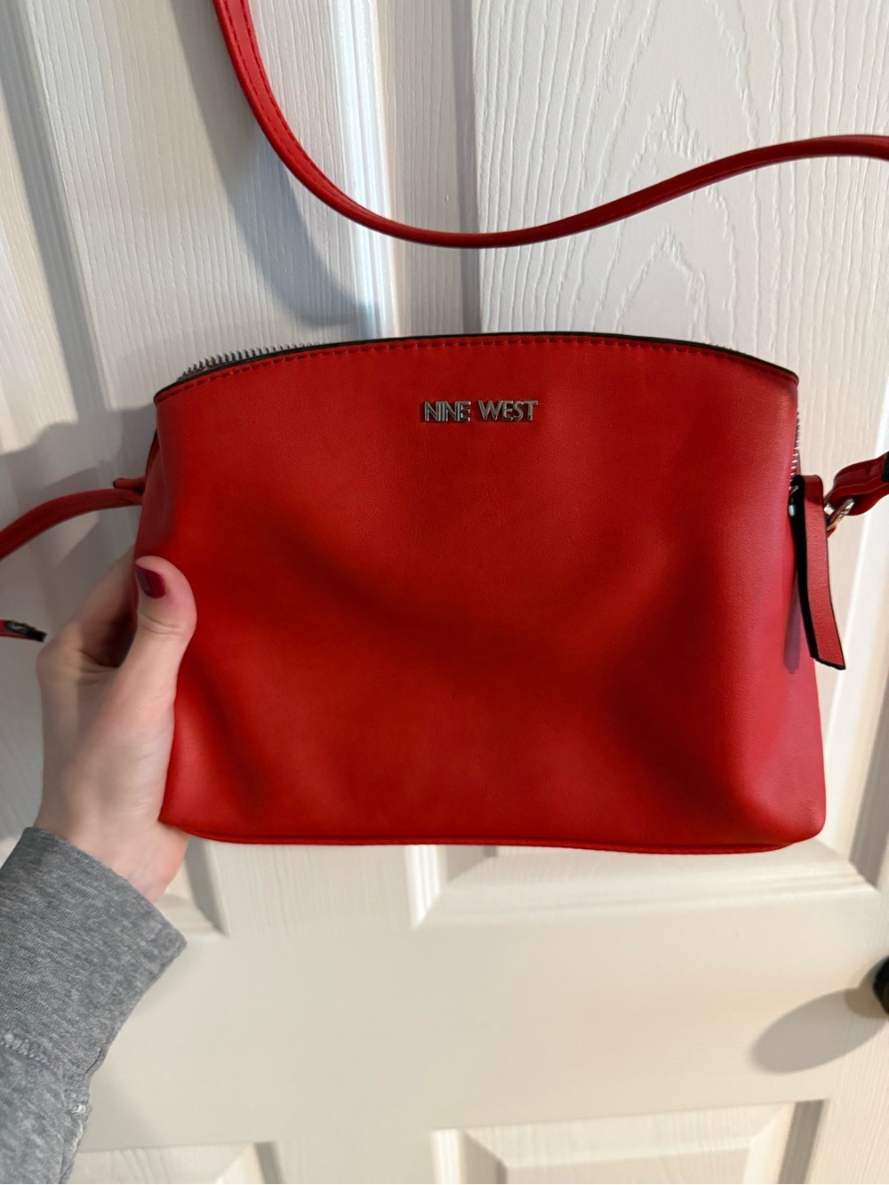 Nine West Vibrant Red Crossbody Purse